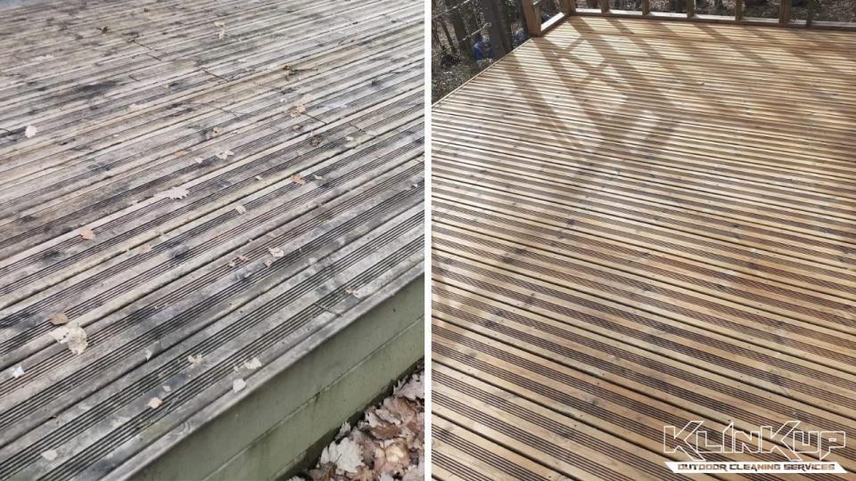 Produits de nettoyage pour terrasses en bois