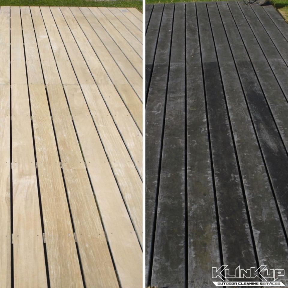 Produits de nettoyage pour terrasse en bois